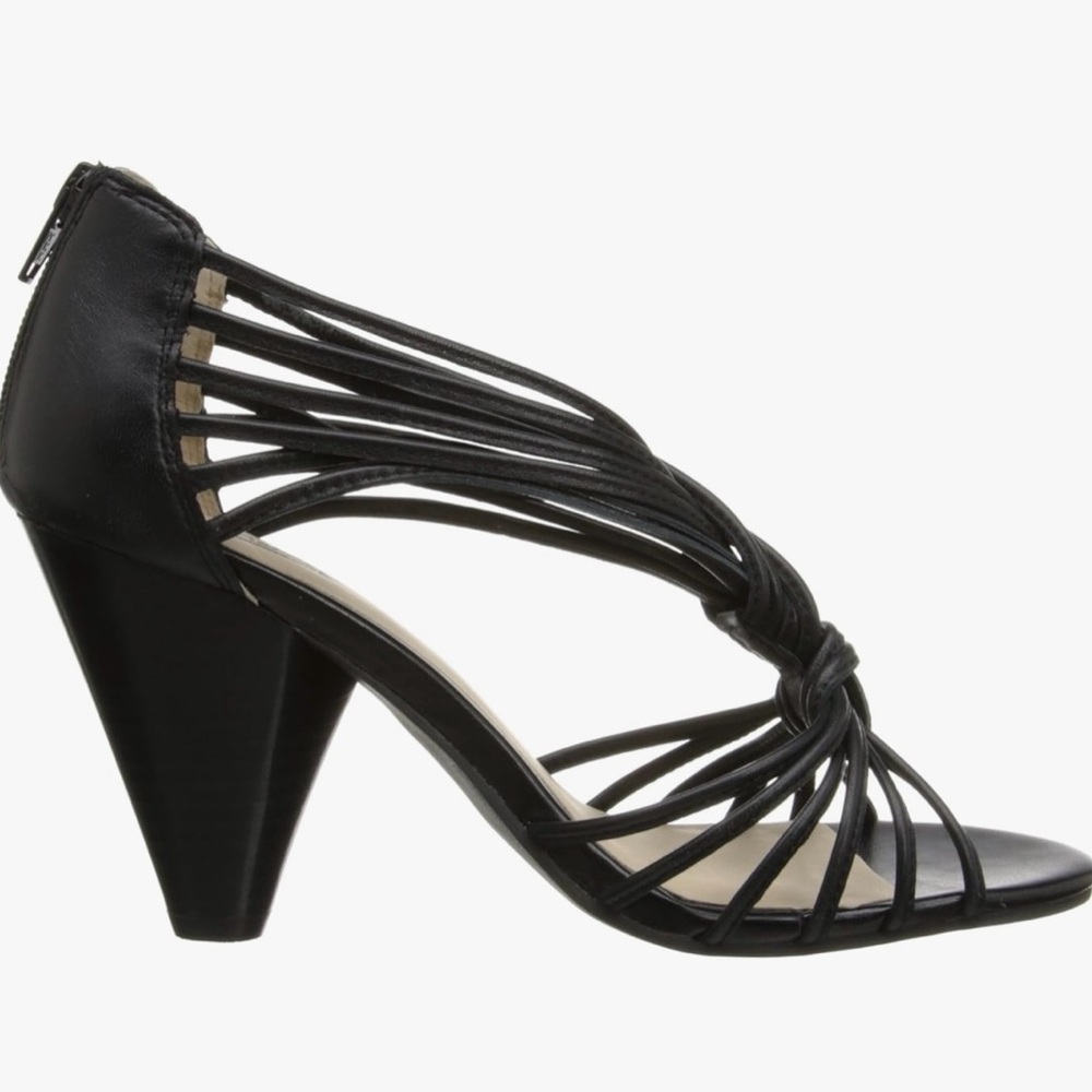 Seychelles Black Leather Menace Angular Heels Size 8.5 NWOB - Picture 1 of 11